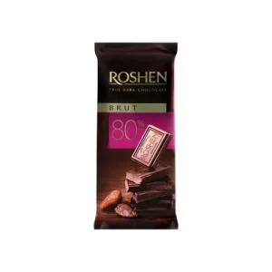Roshen Brut Темно чоколадо 80% 80гр