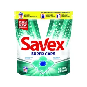 SAVEX Капсули за Перење Extra Fresh 12*19гр.