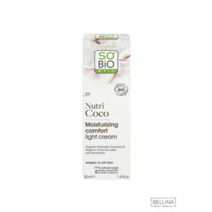 SO’BiO ETIC Nutri coco хидратантна лесна крема за лице од кокос – 50 мл.