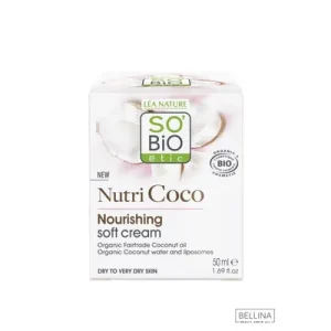 SO’BiO ETIC Nutri coco хранлива крема за лице од кокос – 50 мл.