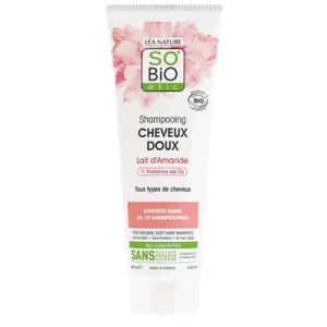 SO’BiO ETIC Sulfate free шампон за сите типови на коса од бадем без сулфати – 250 мл.