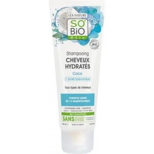 SO’BiO ETIC Sulfate free шампон за сите типови на коса од кокос без сулфати – 250 мл.