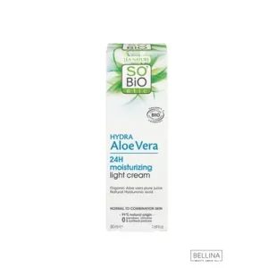SO’BiO étic Hydra aloe vera 24h лесна хидратантна дневна крема за лице од алое вера – 50 мл.