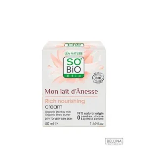SO’BiO étic Mon lait d’anesse хранлива крема за лице од магарешко млеко – 50 мл.