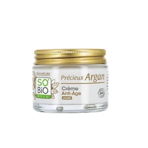 SO’BiO étic Precieux argan anti-age дневна крема за лице од арган – 50 мл.
