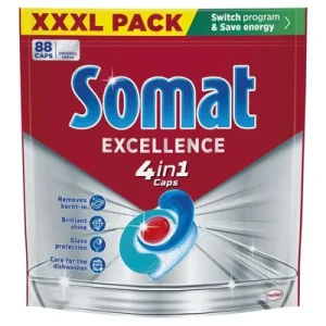 SOMAT Excellence 4во1 таблети за машинско миење на садови 88 пар