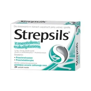 STREPSILS mentol i eukaliptus
