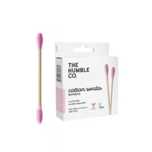 THE HUMBLE Cotton swabs purple чепкалки за уши од бамбус – x100