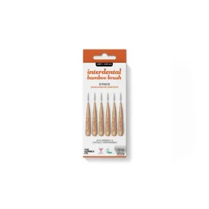 THE HUMBLE Interdental brush size 1 шест интердентални четки за заби – портокалови