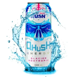 USN QHUSH ENERGY, 500ml, Glacier