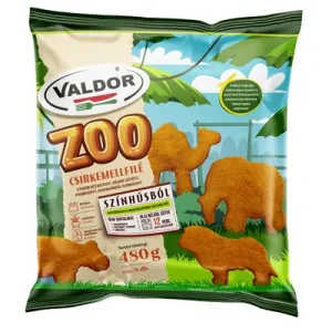 Valdor Zoo Панирани формирани пилешки филети 480гр (Замрзнато)
