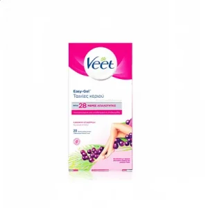 VEET Ленти за депилација на тело ладен восок, цена за една лента