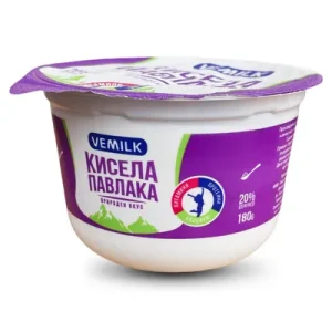 Vemilk Кисела павлака 20% 180гр