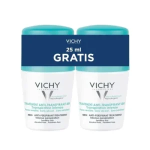VICHY Дезодоранс Roll-on за регулација на потење 48h 50 ml DUO