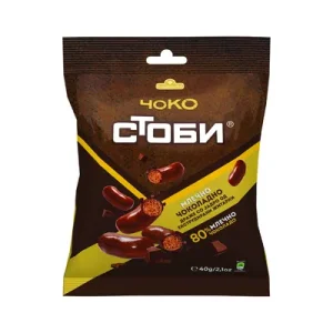 Vitaminka Чоко Стоби Флипс 80% млечно чоколадо 40гр