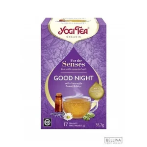 YOGI TEA Органски чај со есенцијално масло од лаванда Good night x17