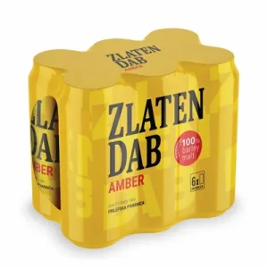 Zlaten Dab Пиво во лименка Амбер 6Х0.5Л