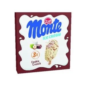 Zott Monte White Cookie Сладолед 3×90мл